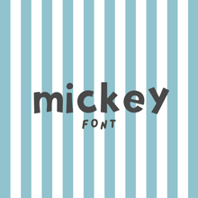 Load image into Gallery viewer, VINYL CUSTOM (mickey lowercase font)