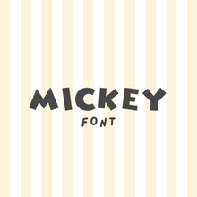 Load image into Gallery viewer, VINYL CUSTOM (mickey uppercase font)