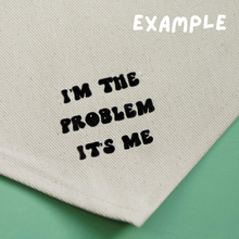 Load image into Gallery viewer, VINYL CUSTOM (cutie font)