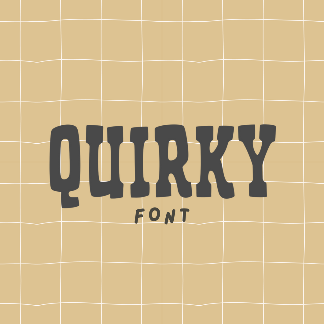 VINYL CUSTOM (quirky font)