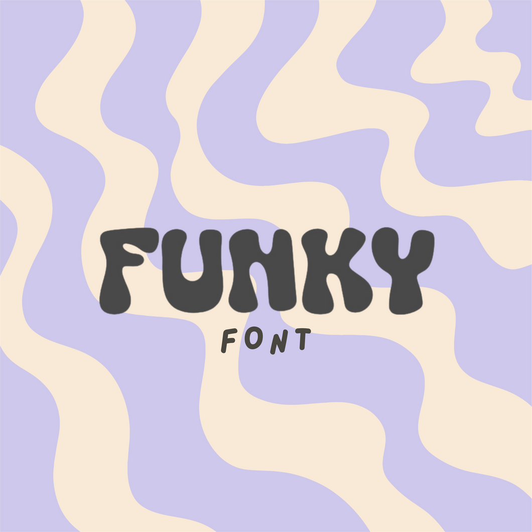 VINYL CUSTOM (funky font)