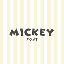 Load image into Gallery viewer, VINYL CUSTOM (mickey uppercase font)
