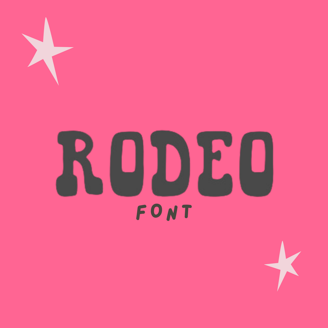VINYL CUSTOM (rodeo font)
