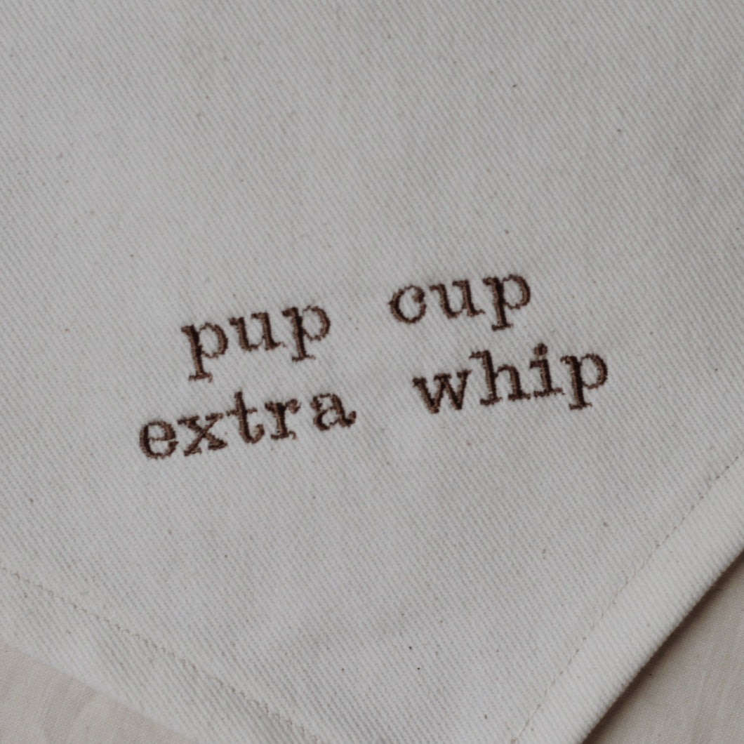 pup cup extra whip